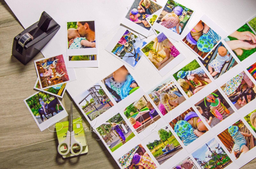 Collage-Kärtli basteln